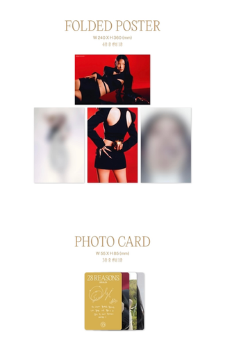 Seulgi 1st Mini Album 28 Reasons (Photobook Ver.) Official Poster - Ph – Choice Music LA