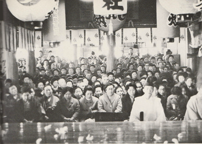 御祈祷風景 (参考)宮内熊野大社史
