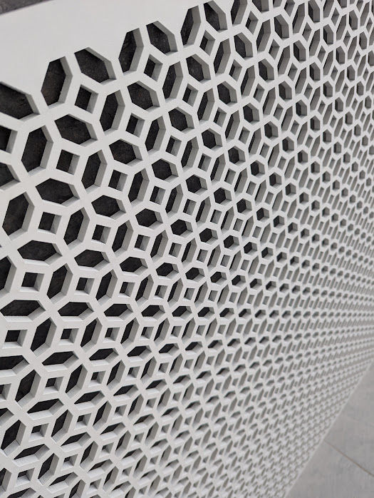 Thumbnail: Wooden ventilation panels made of 3mm thick MDF, size 1200mm x 620mm