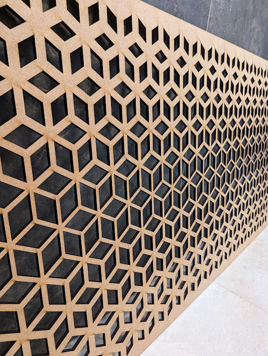 Thumbnail: MDF Radiator Grille Sheets 1200 x 610mm