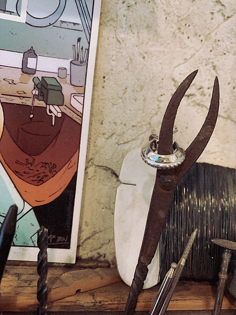 アクセサリー frank and easy  sv marl pierce sv marl pierce | frank and easy