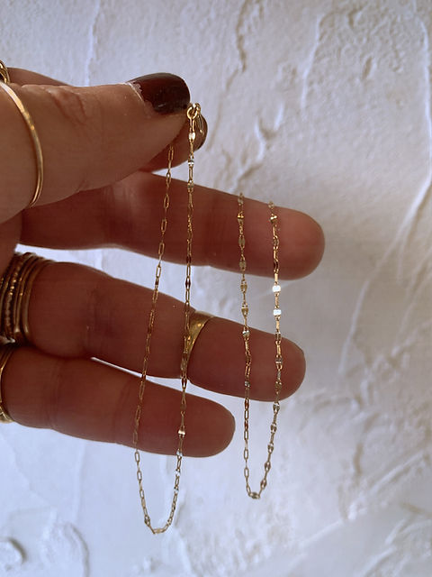 アクセサリー K10 gold delicate chain bracelet K10 gold delicate chain bracelet | frank and easy