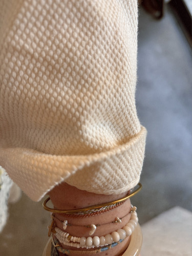 brass thin bangle | frank and easy