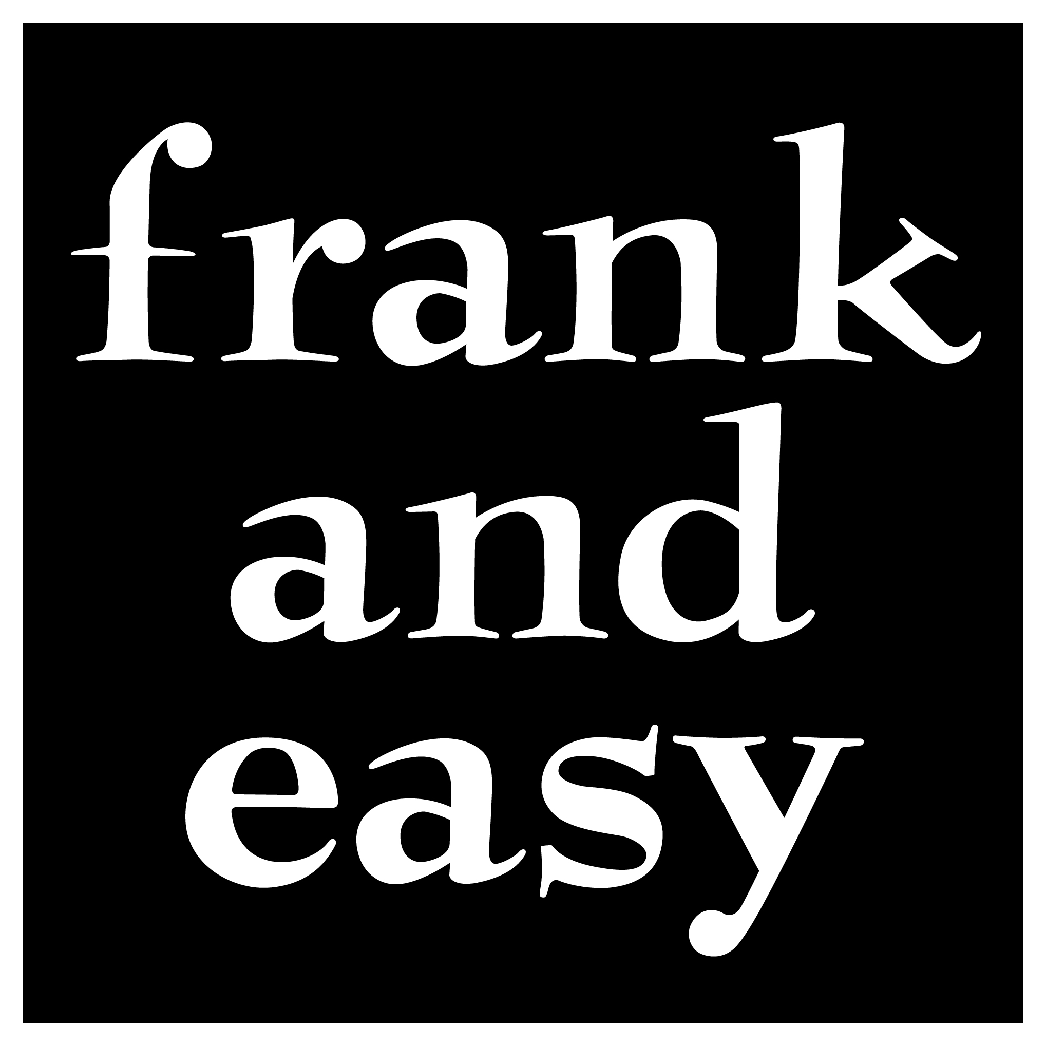 frank and easy ロゴチャーム-