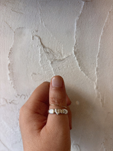 sv sunlight heart ring | frank and easy