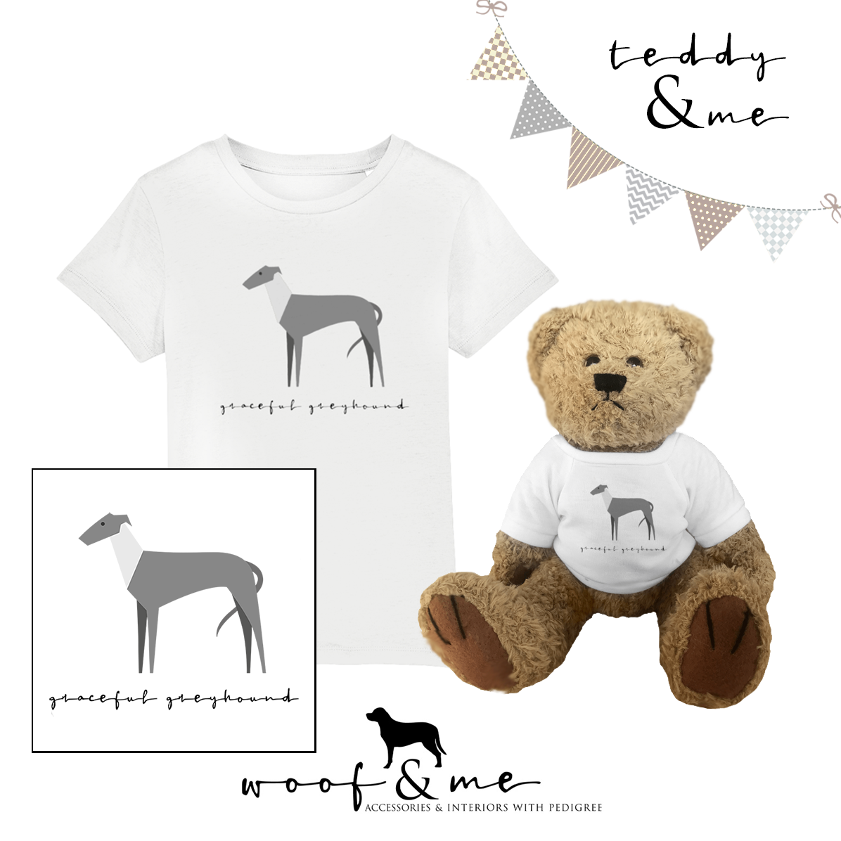 greyhound teddy bear