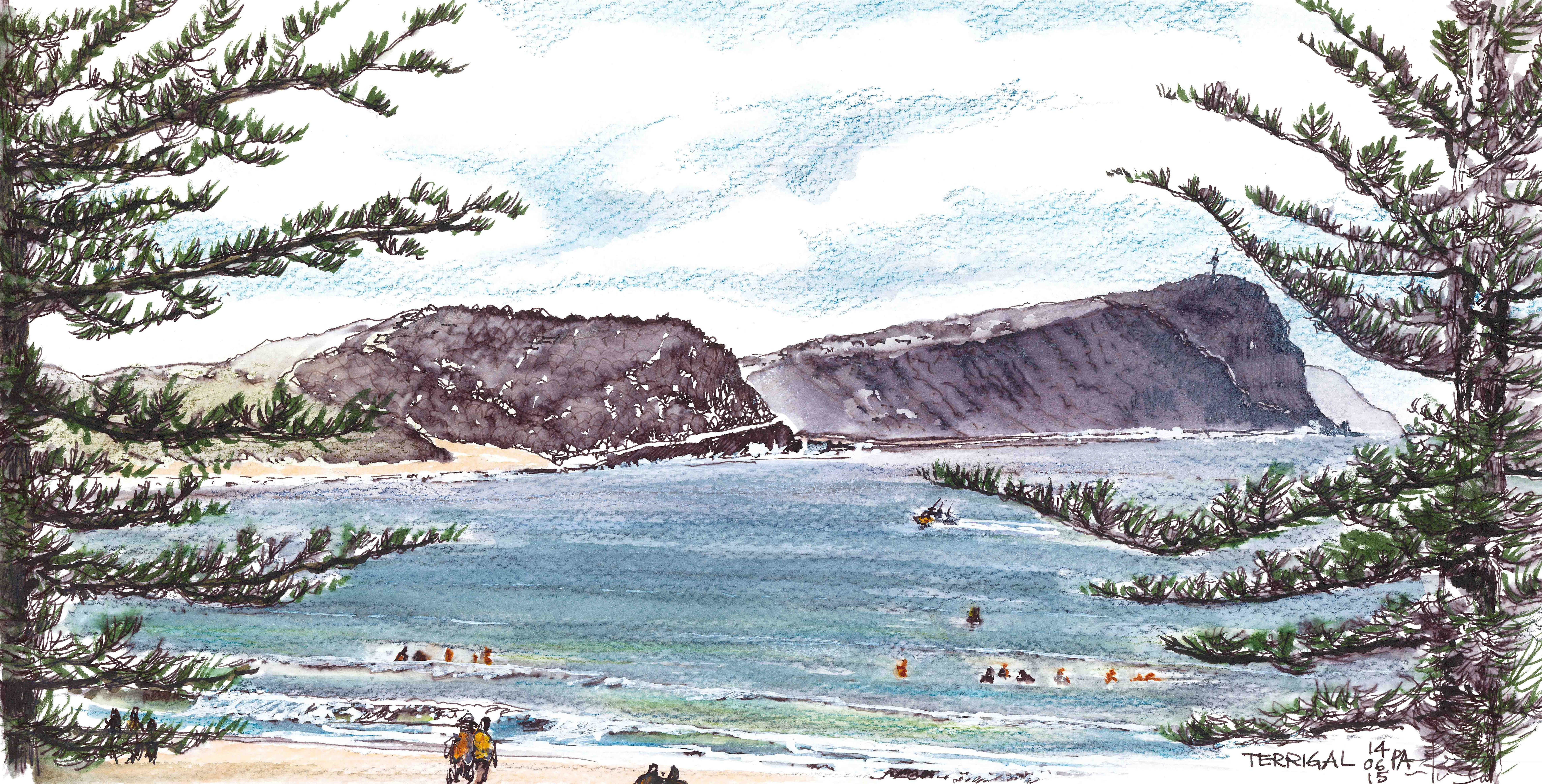 Wyrrabalong as seen from Terrigal Beach