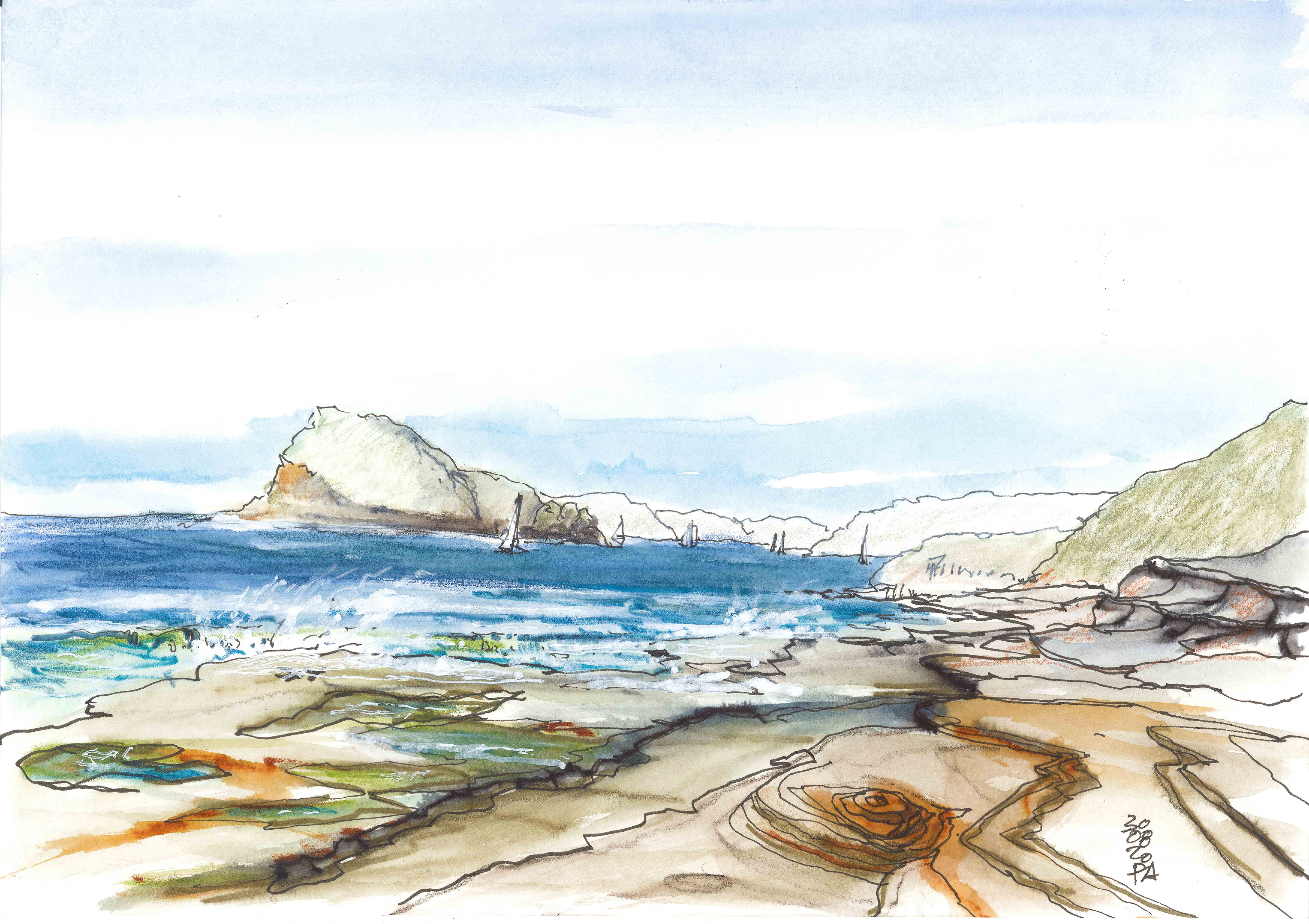 Lion Island from Pearl Beach