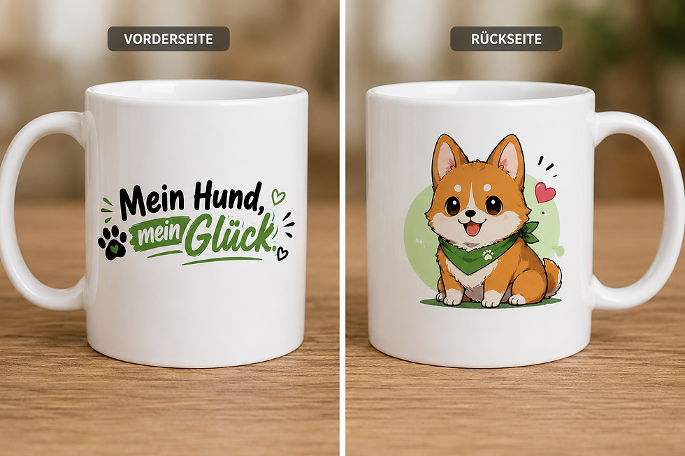 Miniaturbild: Motivtasse Chibi & Spruch Edition