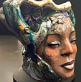 contemporary ceramic sculpture, mother nature inspired, Kelly Page, fine art,