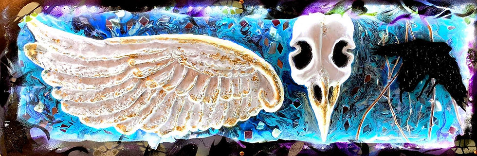 mixed media, unique, one-of-a-kind, contemporary fine art,Kelly Page