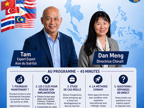 Webinaire pourquoi et comment pivoter vers l'Asie du Sud-Est ?