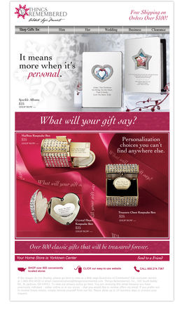 Things Remembered Email