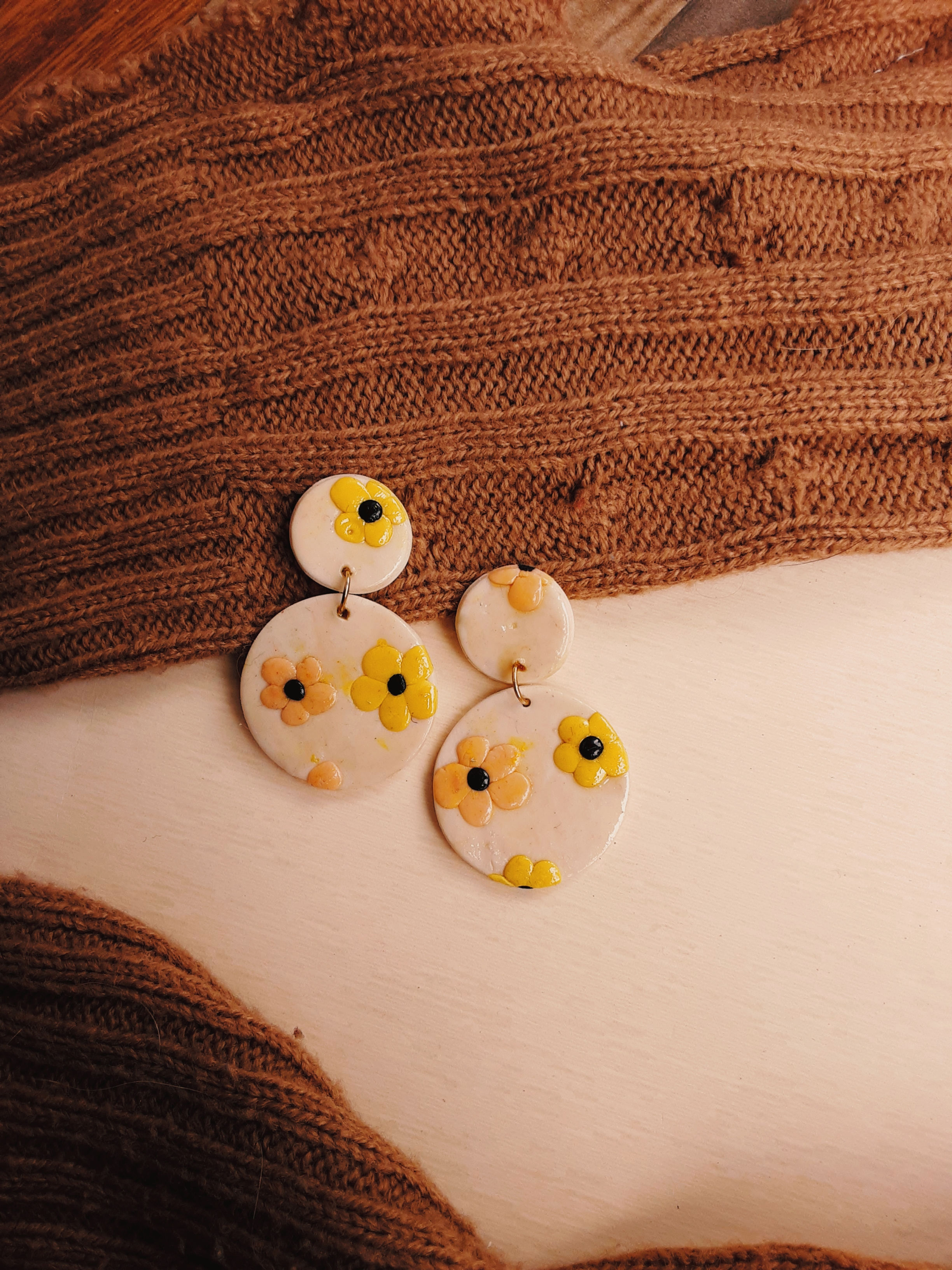 The White Garden earrings