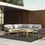 Thumbnail: Maui Outdoor Sectional Sofa Light Gray