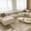 Thumbnail: Cloud Sectional Sofa White Boucle | Modani x The Kooples Limited Edition