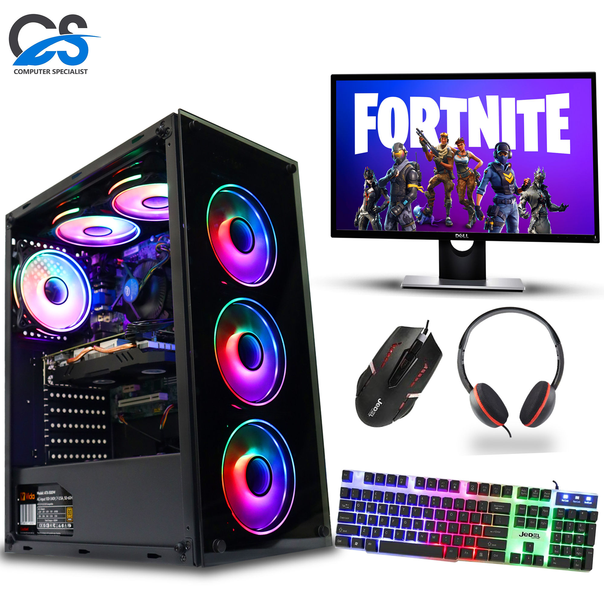 Mirage Gaming PC 5 in1 Bundle - AMD RYZEN 5 8500G 16GB Radeon 740M Graphics