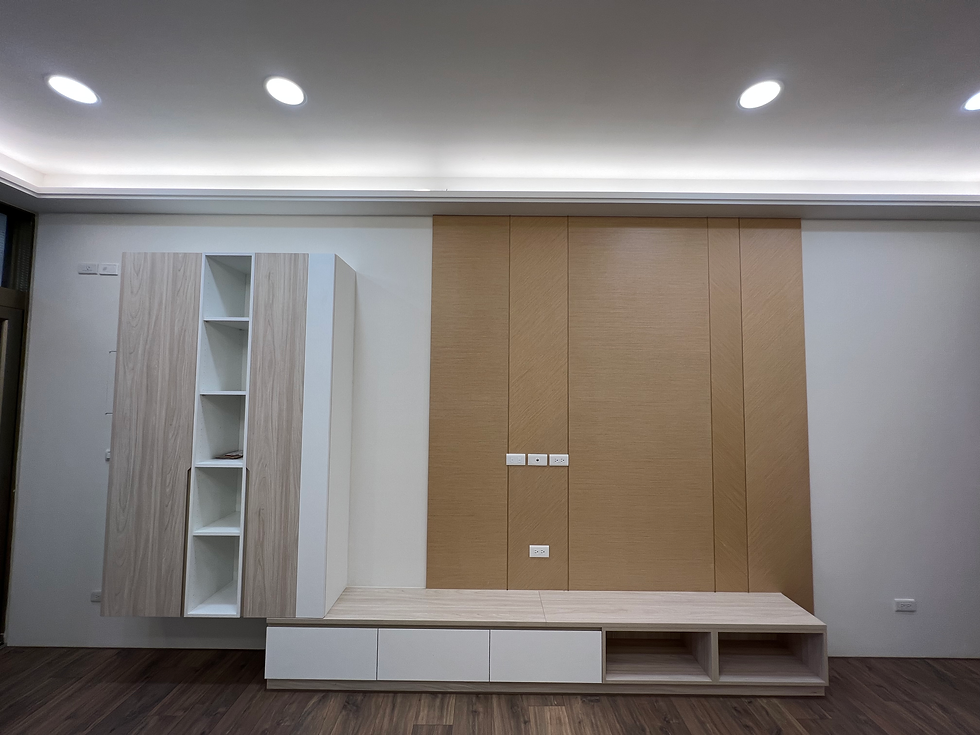 老屋翻修＿電視牆