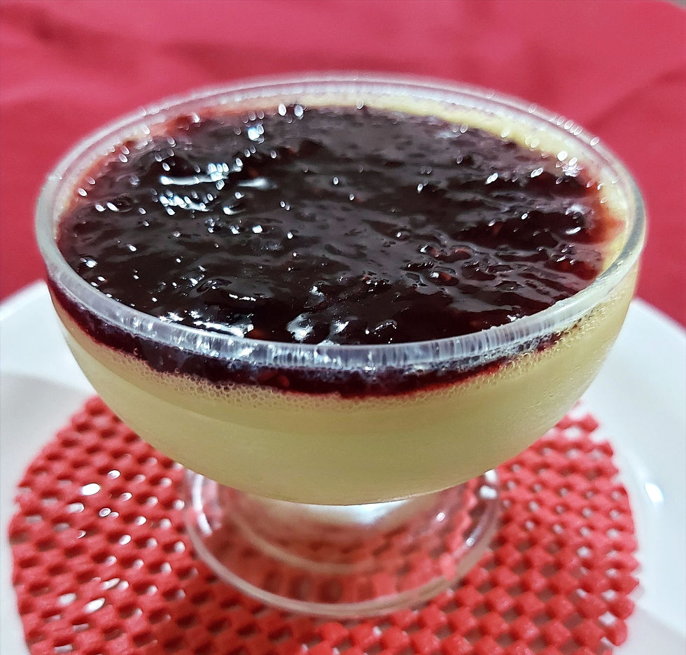 Panna Cotta ai Frutti Rossi - R$29