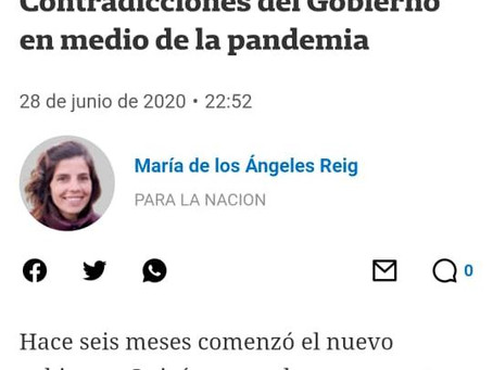 Contradicciones del Gobierno en medio de la pandemia.