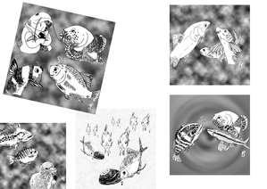 追い込み時期の作業状況　夢の中で、種をこえて対話ができた、の図