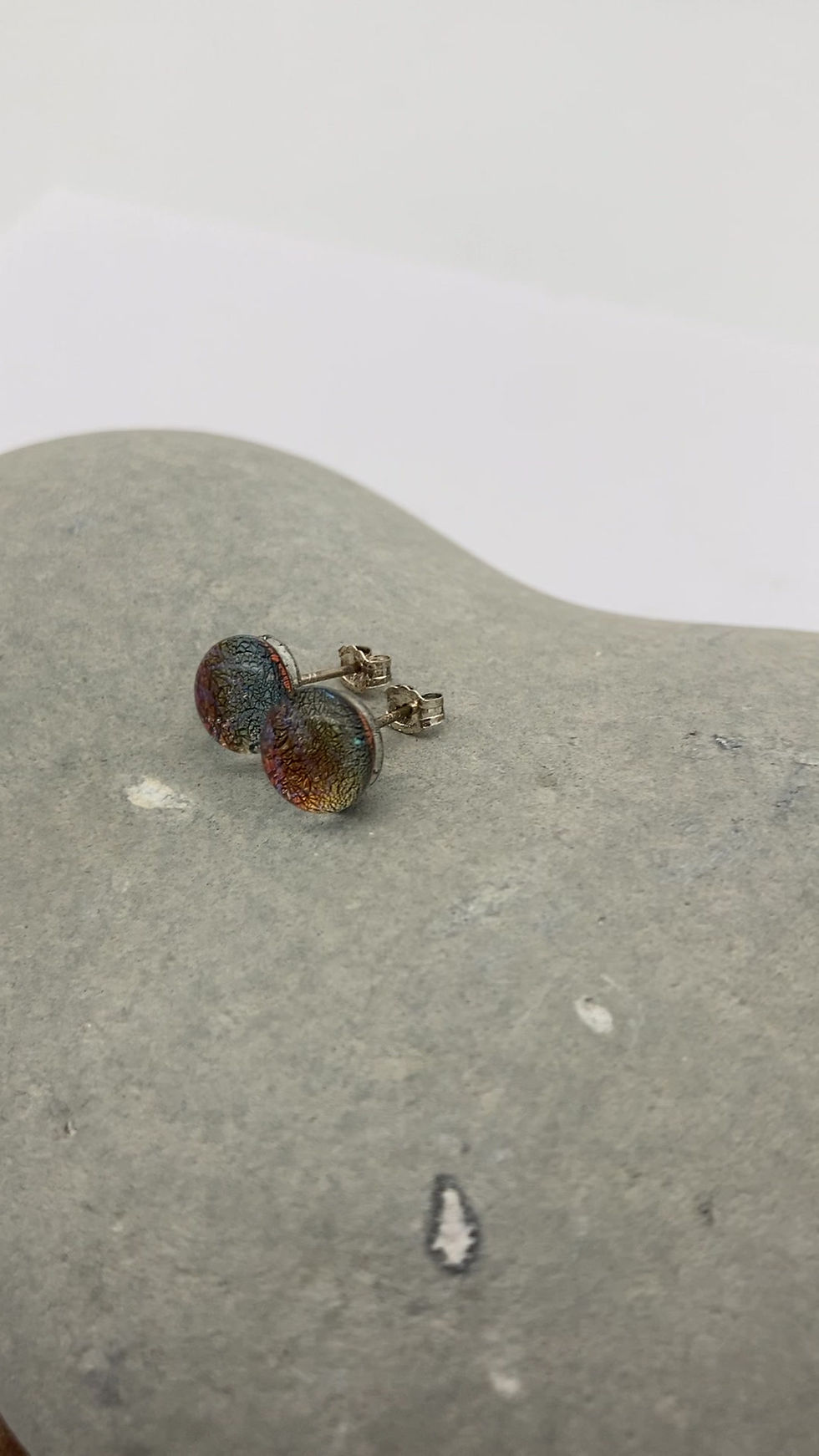 Thumbnail: Dichroic stud earrings