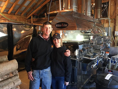 joe and hannah in front of evaporator.jp