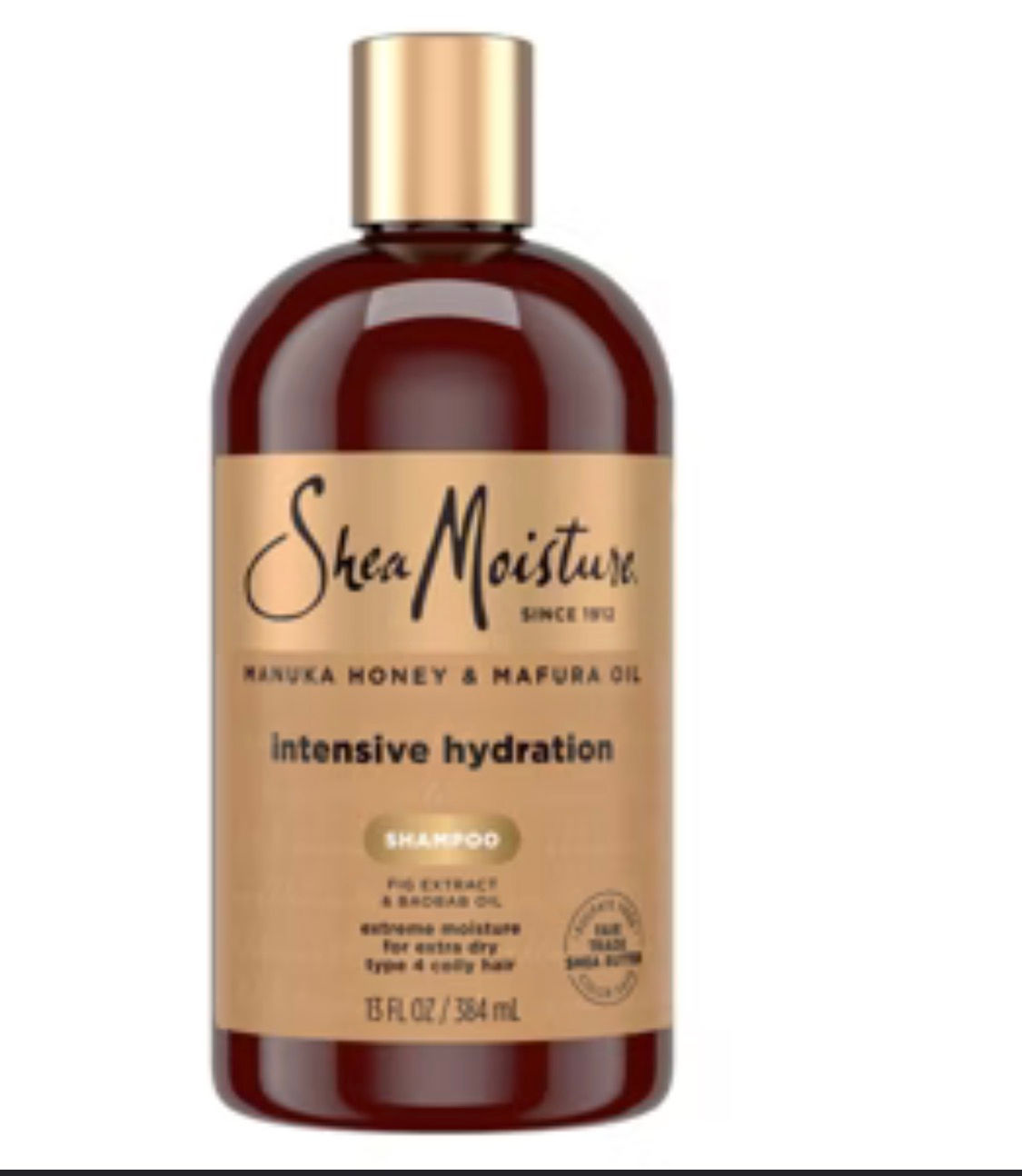 Shea Moisture Hydration Shampoo Manuka Honey and Mafura Oil