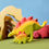 Thumbnail: Bumbu Toys Wooden Stegosaurus and Stegosaurus Baby. Waldorf inspired toys. Open ended imaginative play and storytelling