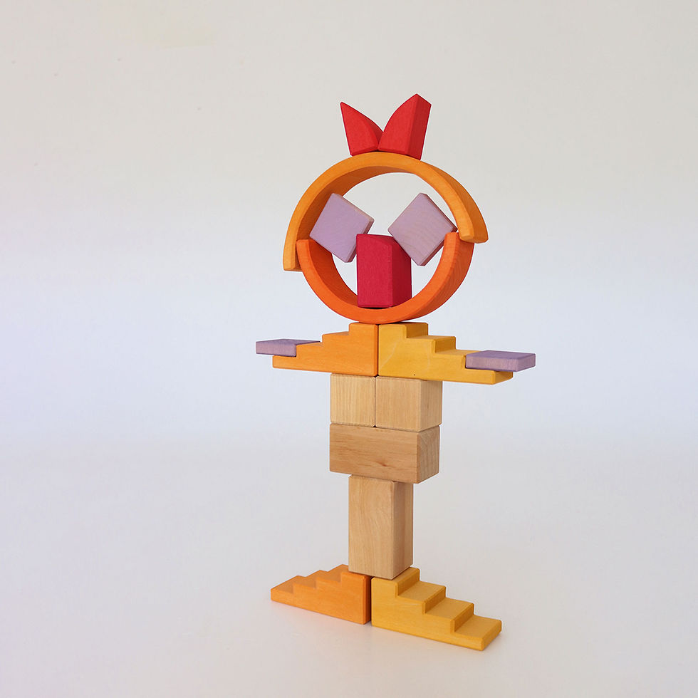 Thumbnail: Grimms Building World Desert Sand. Handcrafted children's toy. Creative play. Building toy. Open Ended Play. Small World Play