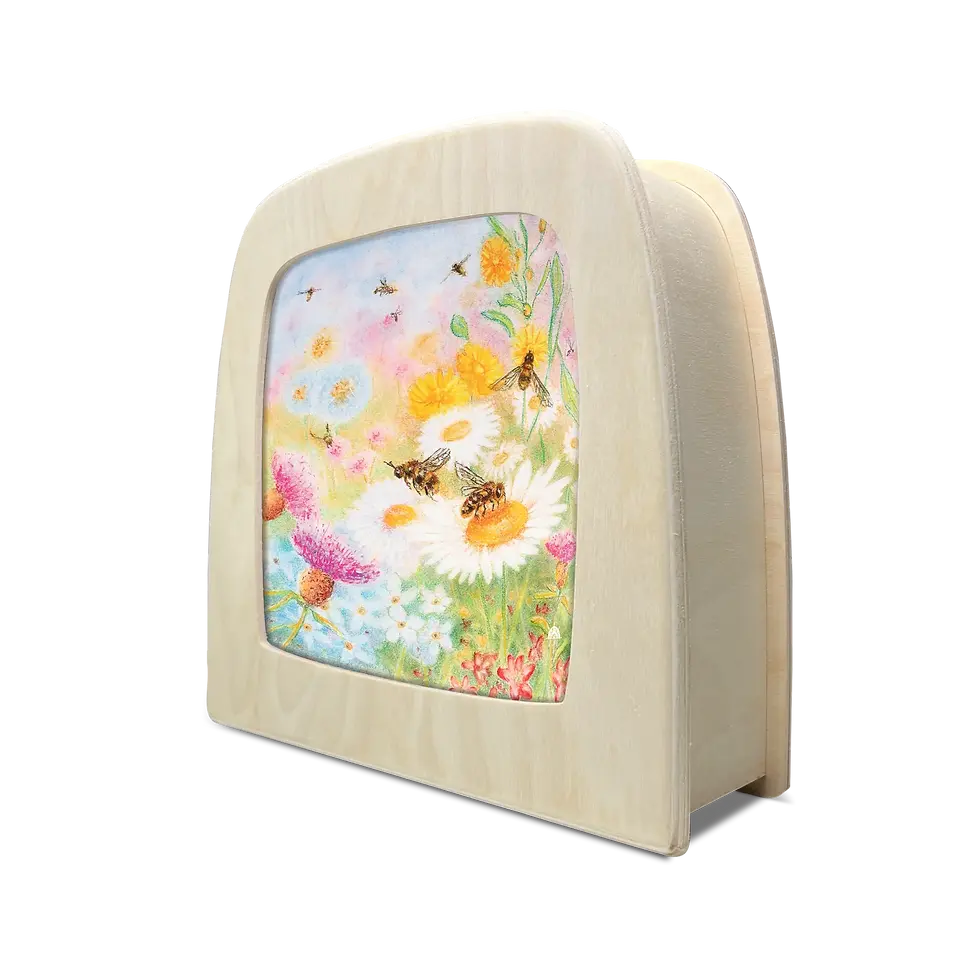 Toverlux Silhouette - Kapitein Kalk - Bee Pastures. Waldorf inspired illustrations. Storytelling. Seasonal display