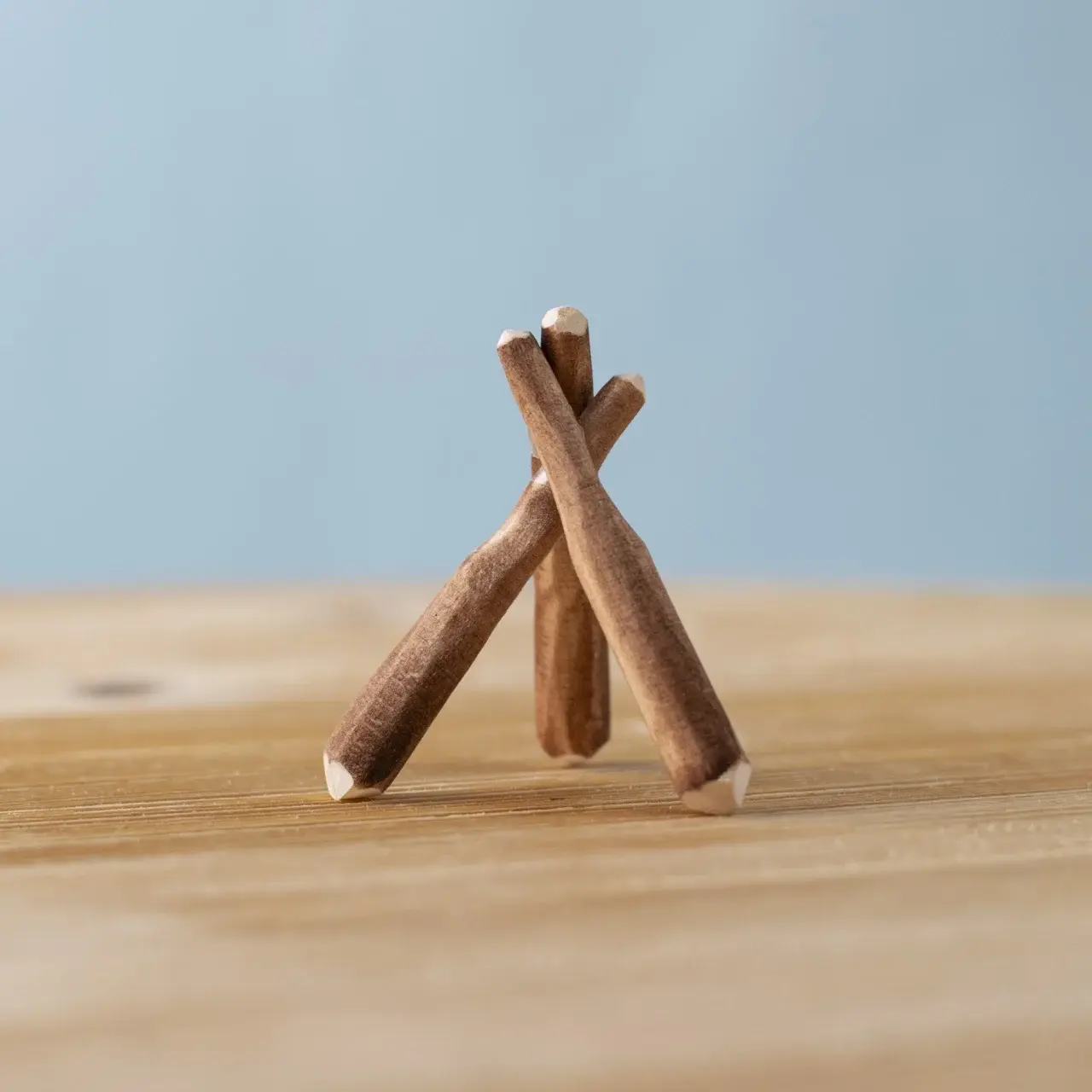 Bumbu Toys Wooden Black Poplar Twigs. Waldorf inspired small world toy. Open ended imaginative play and storytelling
