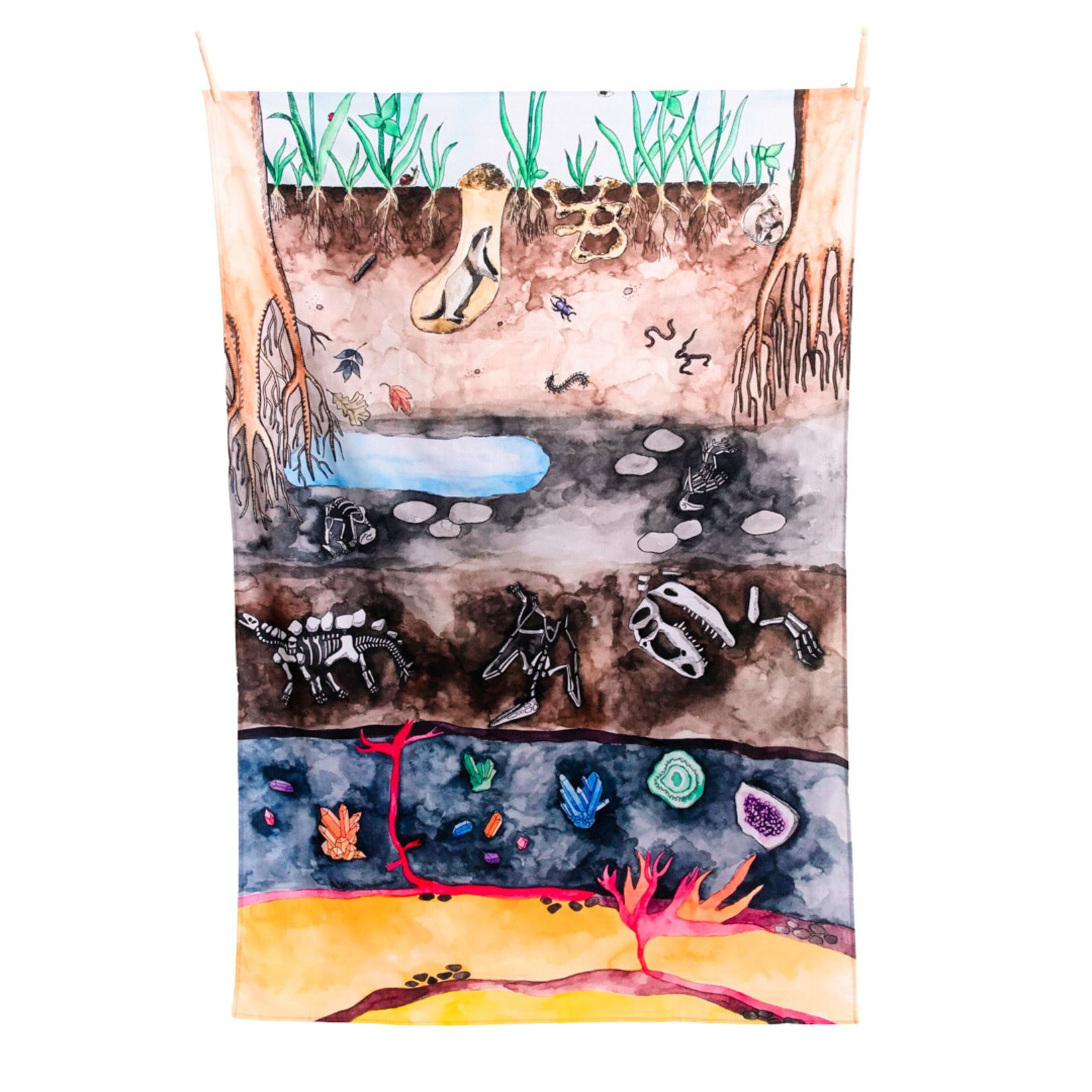 Wonder Beneath My Feet Giant Organic Cotton Play Cloth. Eco friendly, versatile open ended play and learning resource.