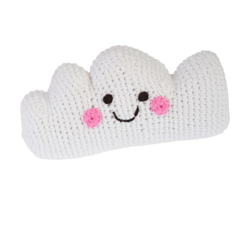 Pebble Organic Friendly Cloud Rattle | Curious Littles Play