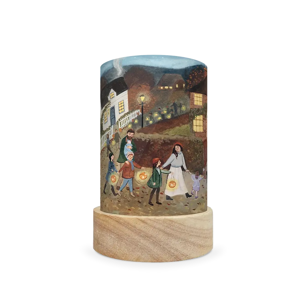 Thumbnail: Toverlux Lantern Shades - Robin Pieterse - Seasonal Stroll 5 piece set. Waldorf inspired. Storytelling. Home decor
