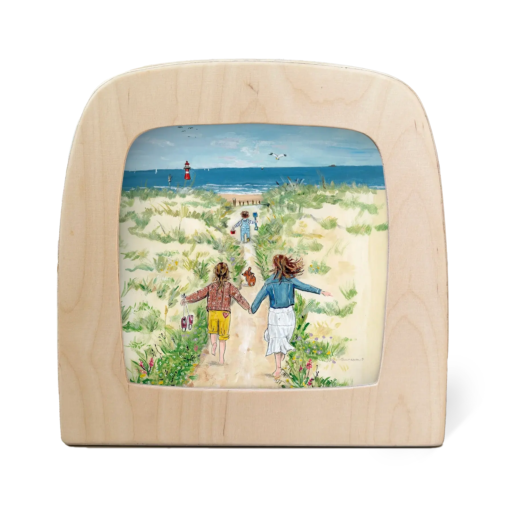 Toverlux Silhouette - Gwen's Illustrations - Sea. Waldorf inspired illustrations. Storytelling. Seasonal display