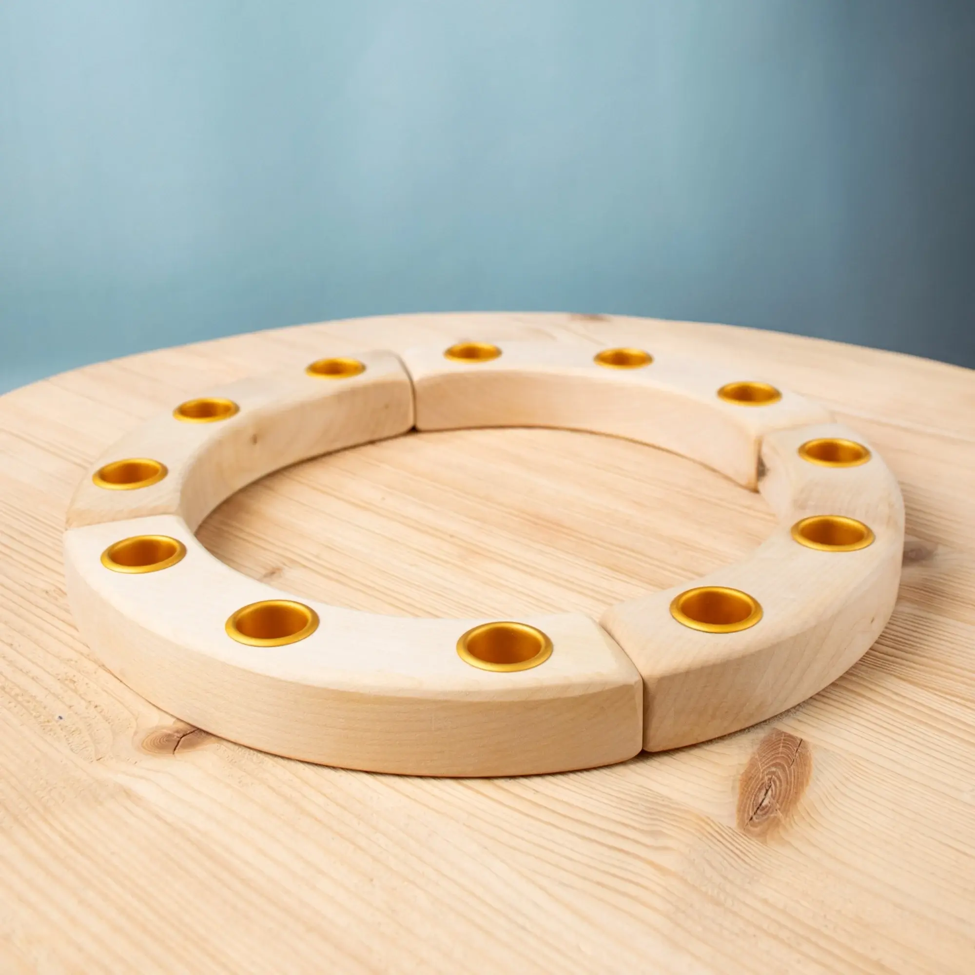 Bumbu Toys Wooden Celebration Ring. Handcrafted Waldorf small world toys and seasonal nature displays.
