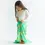Thumbnail: Sarah's Silks Green Magical Creatures Play Silk. Waldorf inspired toy.  Open ended imaginative play. Sensory Play. Dress up