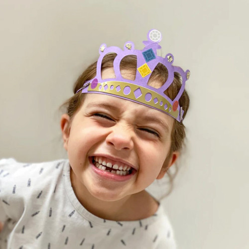 Make Your Own Royal Crown Craft Kit Curious Littles Play
