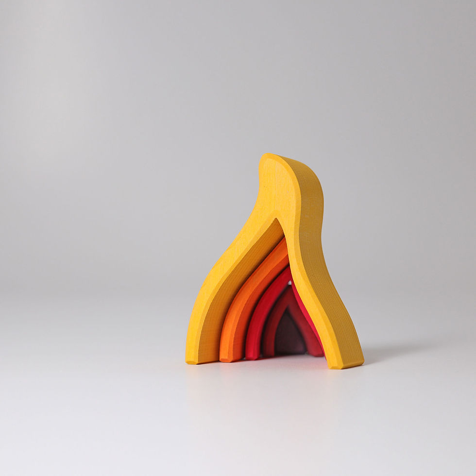 Thumbnail: Grimm's Small Fire. Handcrafted children's toys. Creative, Imaginative play. Open Ended Play. 3 years +