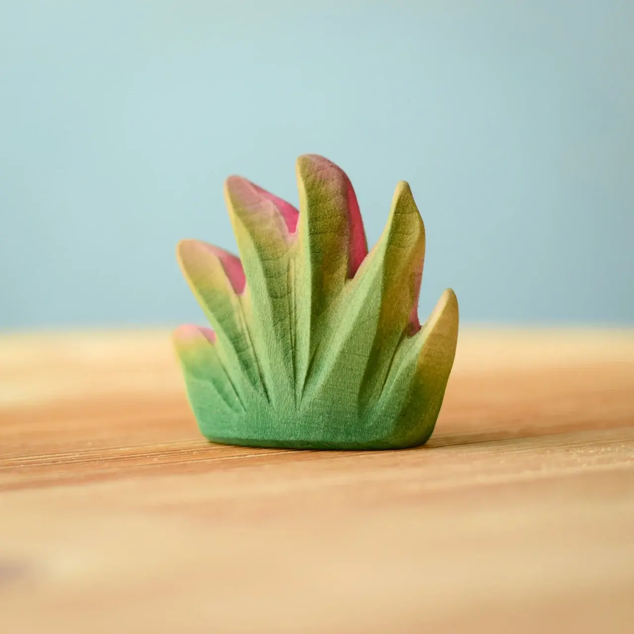 Bumbu Toys Wooden Savanna Bush. Handcrafted Waldorf inspired small world toys. Imaginative play and storytelling