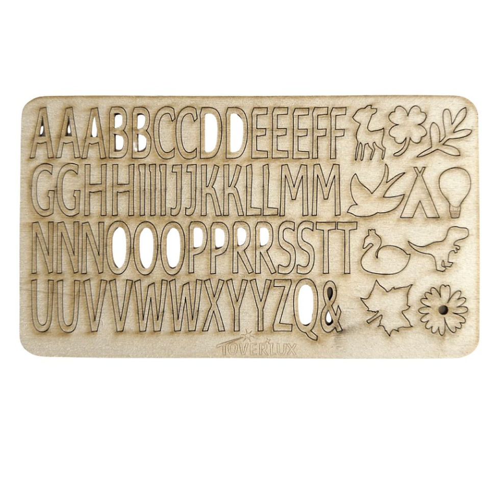 Toverlux Letters and Symbols Set. Handcrafted Waldorf inspired children's playroom decor. Storytelling. Seasonal display.
