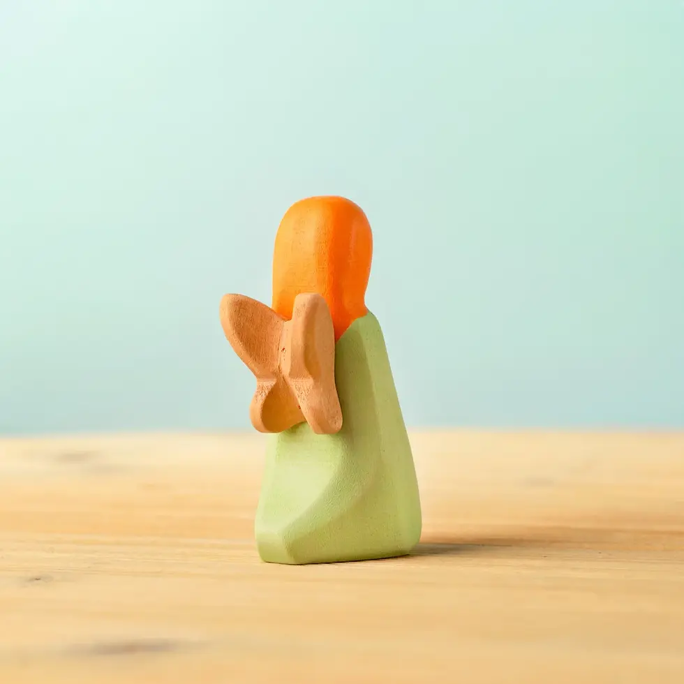 Thumbnail: Bumbu Toys Sage Fairy. Handcrafted Waldorf inspired small world toys. Imaginative play and storytelling