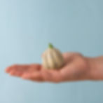 Bumbu Toys Grey Wooden Pumpkin. Handcrafted Waldorf inspired small world toys. Imaginative play and storytelling. Halloween