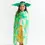 Thumbnail: Sarah's Silks Green Magical Creatures Play Silk. Waldorf inspired toy.  Open ended imaginative play. Sensory Play. Dress up