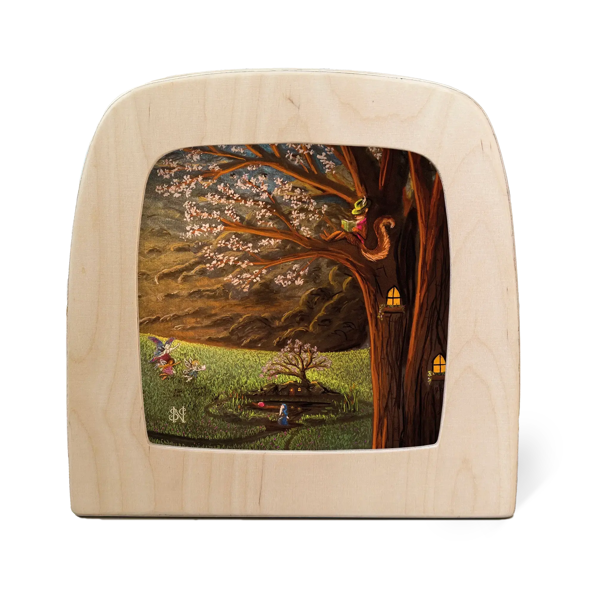 Toverlux Silhouette - Nathaniel Santa Cruz - April. Waldorf inspired illustrations. Storytelling. Seasonal display