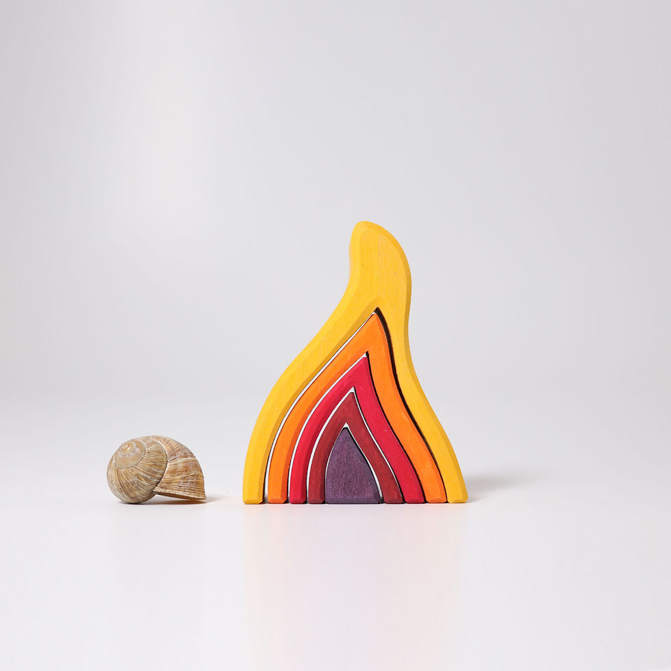 Thumbnail: Grimm's Small Fire. Handcrafted children's toys. Creative, Imaginative play. Open Ended Play. 3 years +