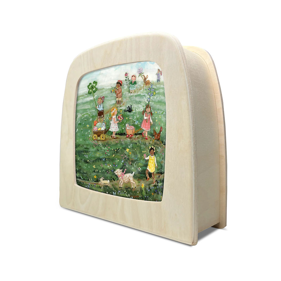 Toverlux Silhouette - Gwen's Illustrations - Spring Parade. Waldorf inspired. Storytelling. Seasonal display