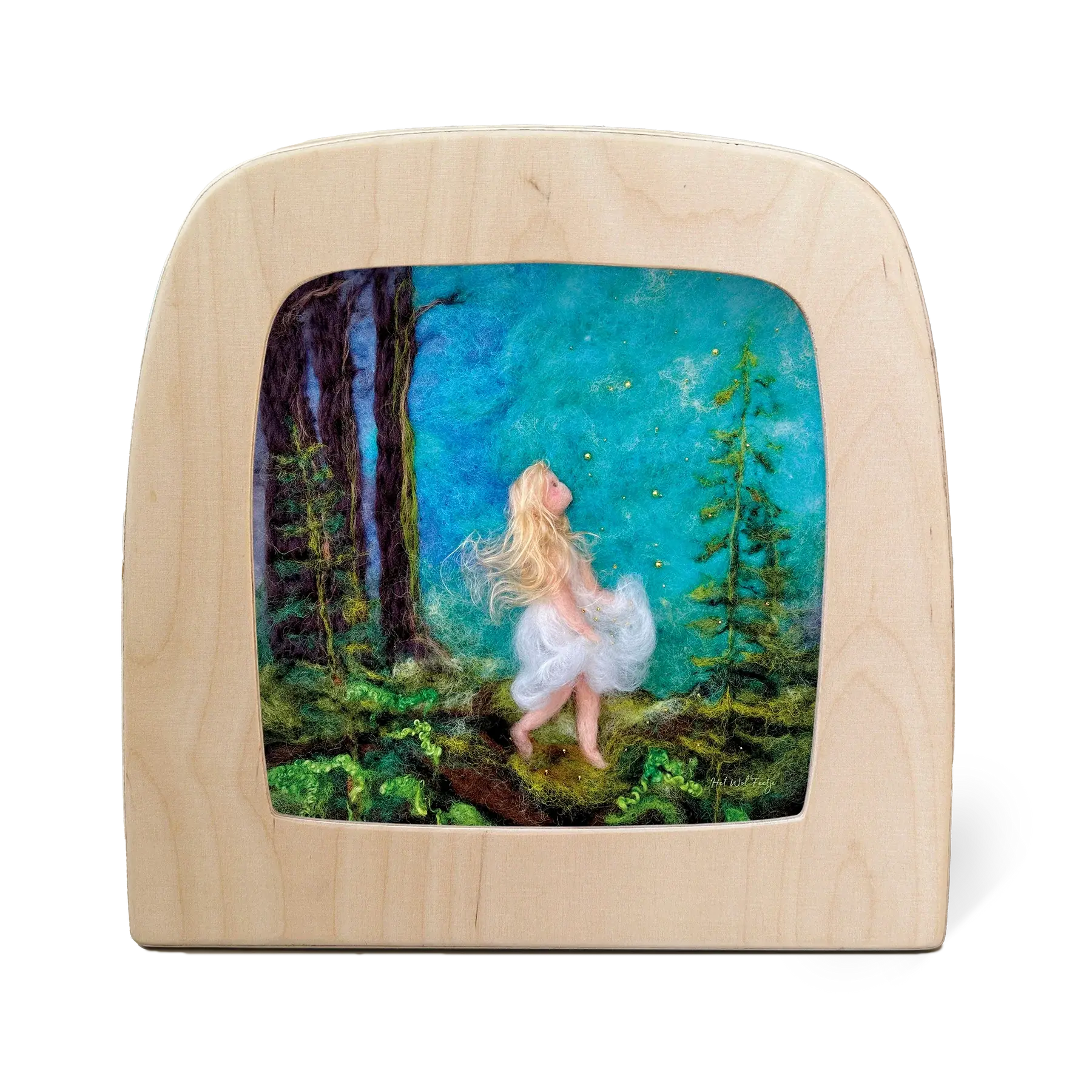 Toverlux Silhouette - Het Wol Feetje - Star Money. Waldorf inspired illustrations. Storytelling. Seasonal display