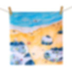 Wonderie Rock Pool Life Maxi Play Cloth. Organic Cotton Baby Sensory resource. Learning through play.